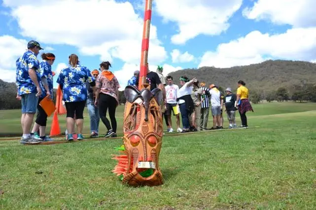 Défi Totem, matériel et mise en place sur le lieu de l'événement