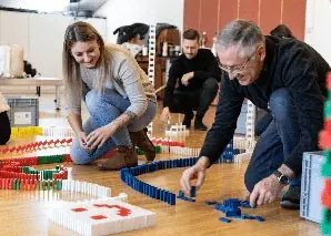 Domino Géant, matériel et mise en place sur le lieu de l'événement