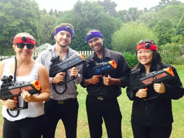Laser Battle, moment de cohésion d'équipe réussi