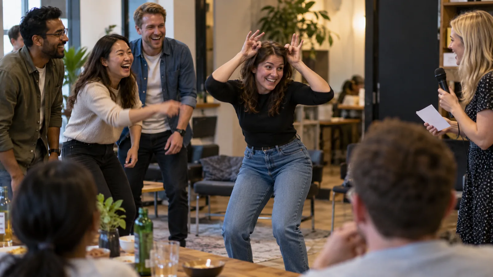 Le Quiz Déjanté, équipes en action pendant l'activité