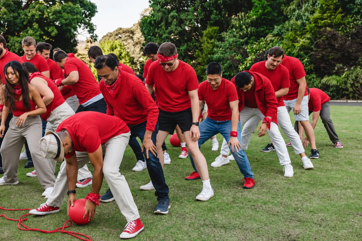 Défi Squad Game, team building en entreprise, vue d'ensemble