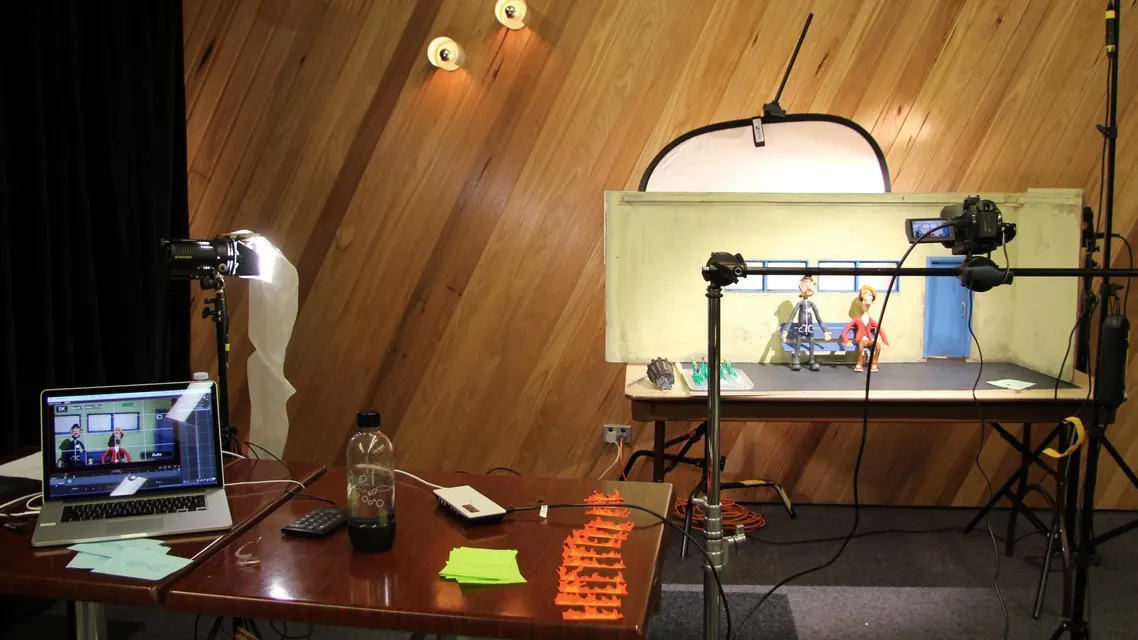 Stop Motion, équipes en action pendant l'activité