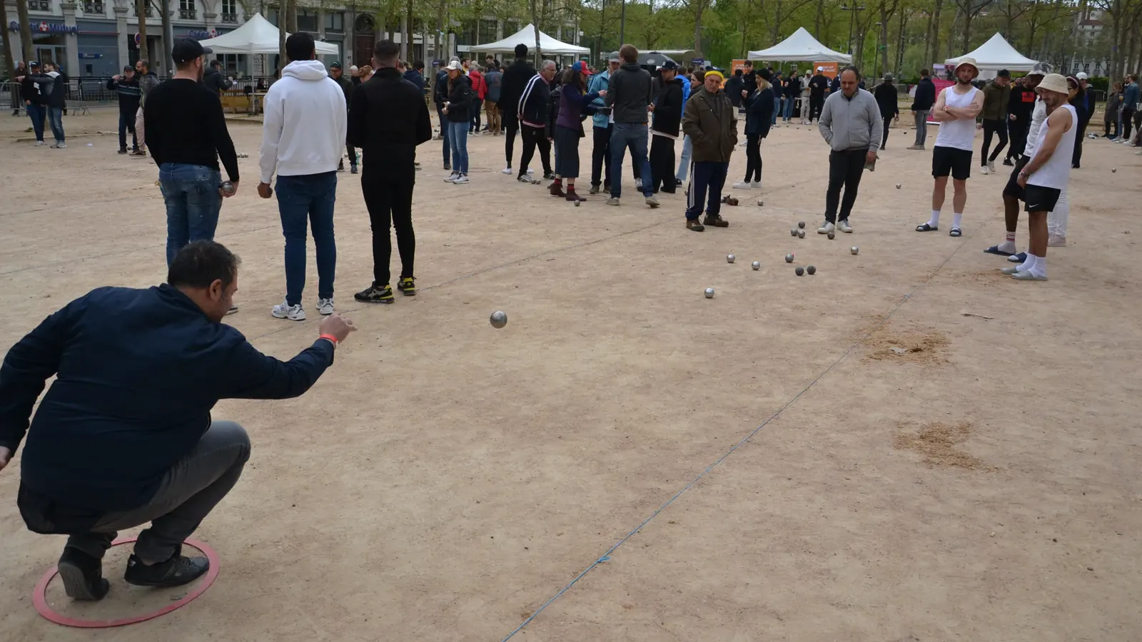 Tournoi de Pétanque, matériel et mise en place sur le lieu de l'événement